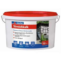 Baufan Streichkalk 10 L für wischfeste Oberflächen