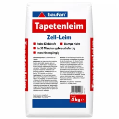 baufan Tapetenleim Tapetenkleister Zell-Leim 4 kg