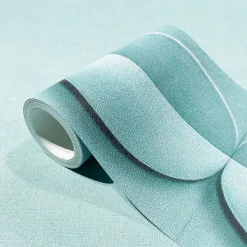 Bordüre Betonoptik 3D Effekt Grafik Hellblau 34492