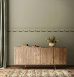 Bordüre Betonoptik 3D Effekt Grafik Creme Beige 34491