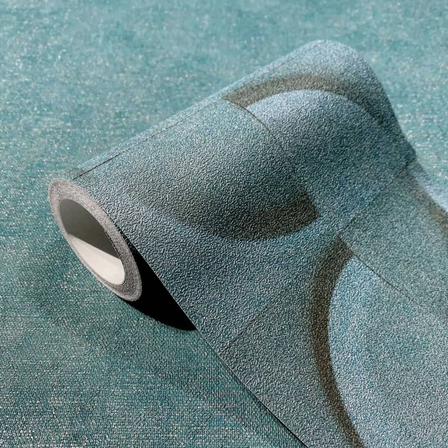 Bordüre Fliesen 3D Effekt Kreise Dunkelblau 34470