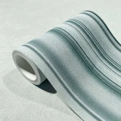 Bordüre Stuckleiste 3D Optik Struktur Hellblau 34461