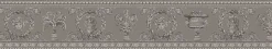 Borte Versace Home Medusa Lorbeer grau silber 34305-3