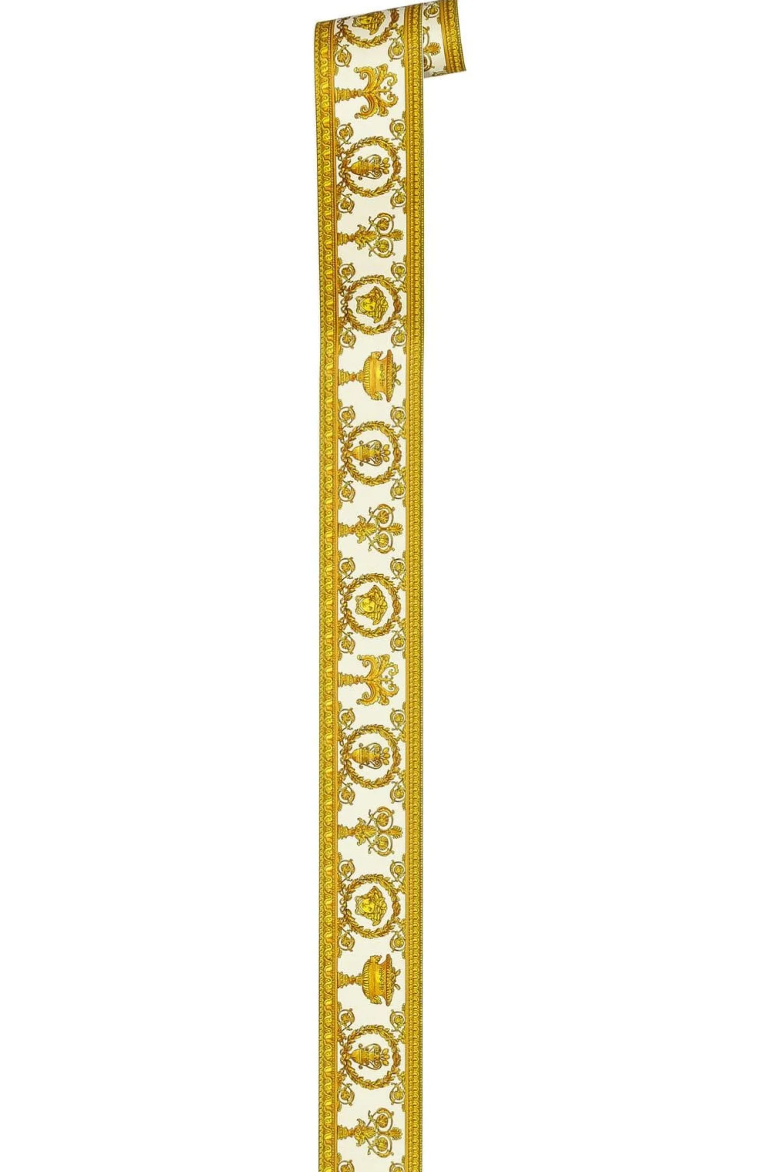 Borte Versace Home Medusa Lorbeer weiß gold 34305-2