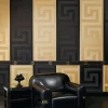 Borte Versace Home Medusa schwarz gold Metallic 93522-4