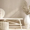 Botanica Vliestapete Holz Paneele Beige Grau 33957