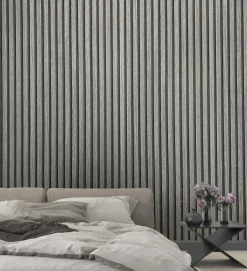 Botanica Vliestapete Holz Paneele Grau Beige 33959