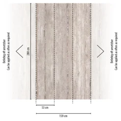 Digitaldruck Beton Wand Optik Grau Creme 39257-1