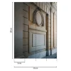 Digitaldruck Daniel Hechter Fassade Altbau Grau Beige