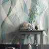 Digitaldruck Elle Abstrakt Blätter Grün 2271-20