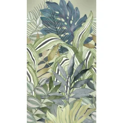 Digitaldruck Elle Blätter Tropen Floral Grün 2270-10