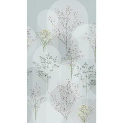Digitaldruck Elle Grafik Floral Blumen Blau 2268-30