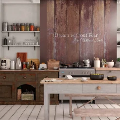 Digitaldruck Elle Holzoptik Shabby Braun 2272-20