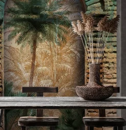 Digitaldruck Fototapete Orientalisch Palme braun DD118827