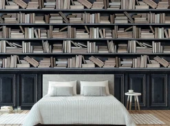 Digitaldruck Foto-Vliestapete Bücherwand | A36801