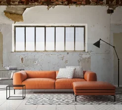 Digitaldruck Industrial Loft Beige Grau 39224-1