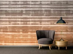 Digitaldruck Vlies-Fototapete Querstreifen beige DD116593