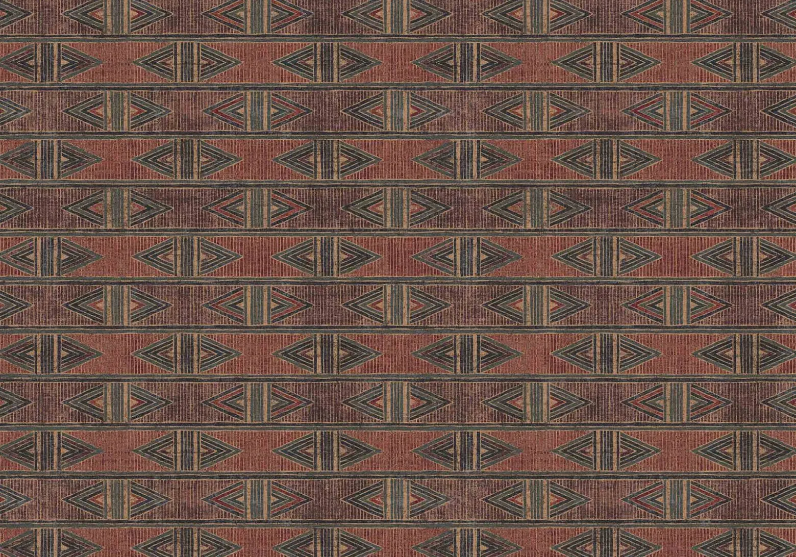Digitaldruck Vlies-Fototapete Ethno Azteken rot DD116589