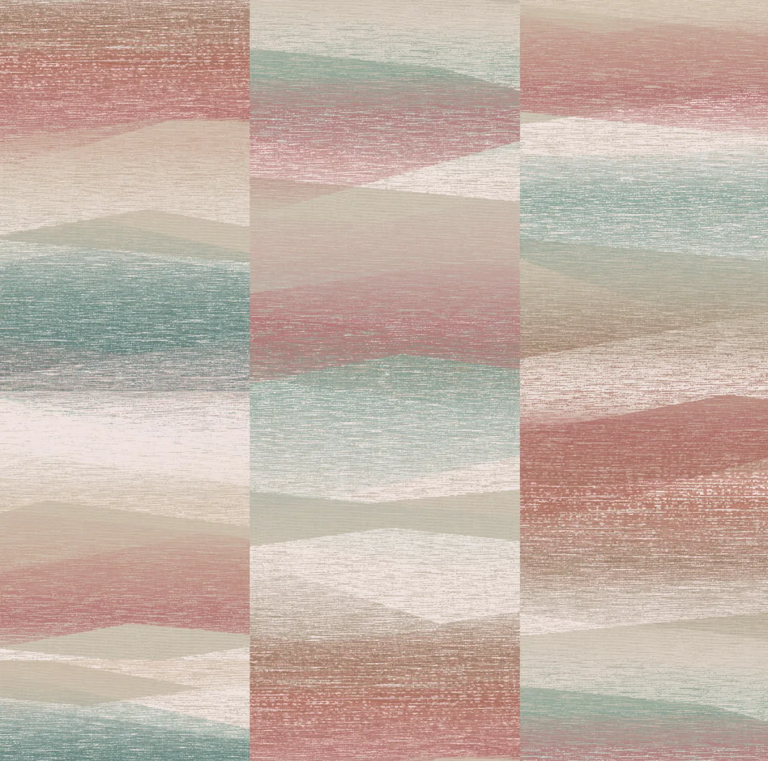 Digitaldruck Vlies Grafik Dünen Rot Grün 33119