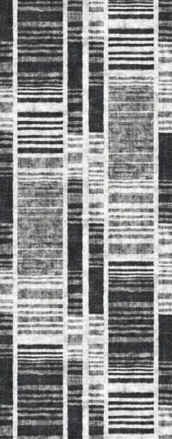 Digitaldruck Vlies Streifen Muster Schwarz Weiß 33160
