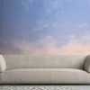 Digitaldruck Wolken Himmel Blau Orange 39229-1