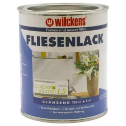 3 Dosen Wilckens Fliesenlack für 24 qm mit Lackierset