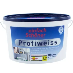 Einfach Schöner Profiweiss Innen Wandfarbe Farbe 10l