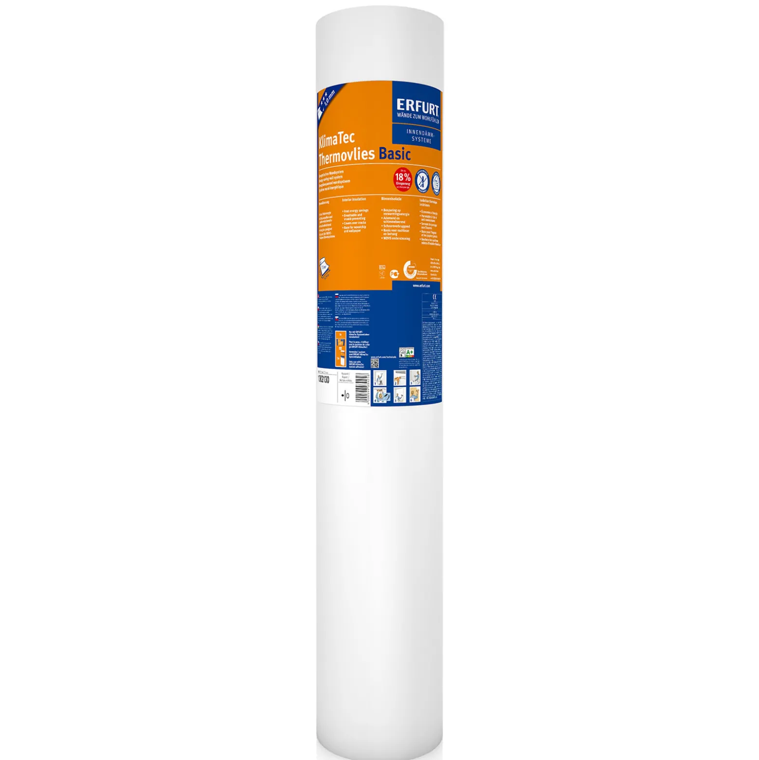 Erfurt KlimaTec Thermovlies Basic 2 Rollen 15m² + Kleber