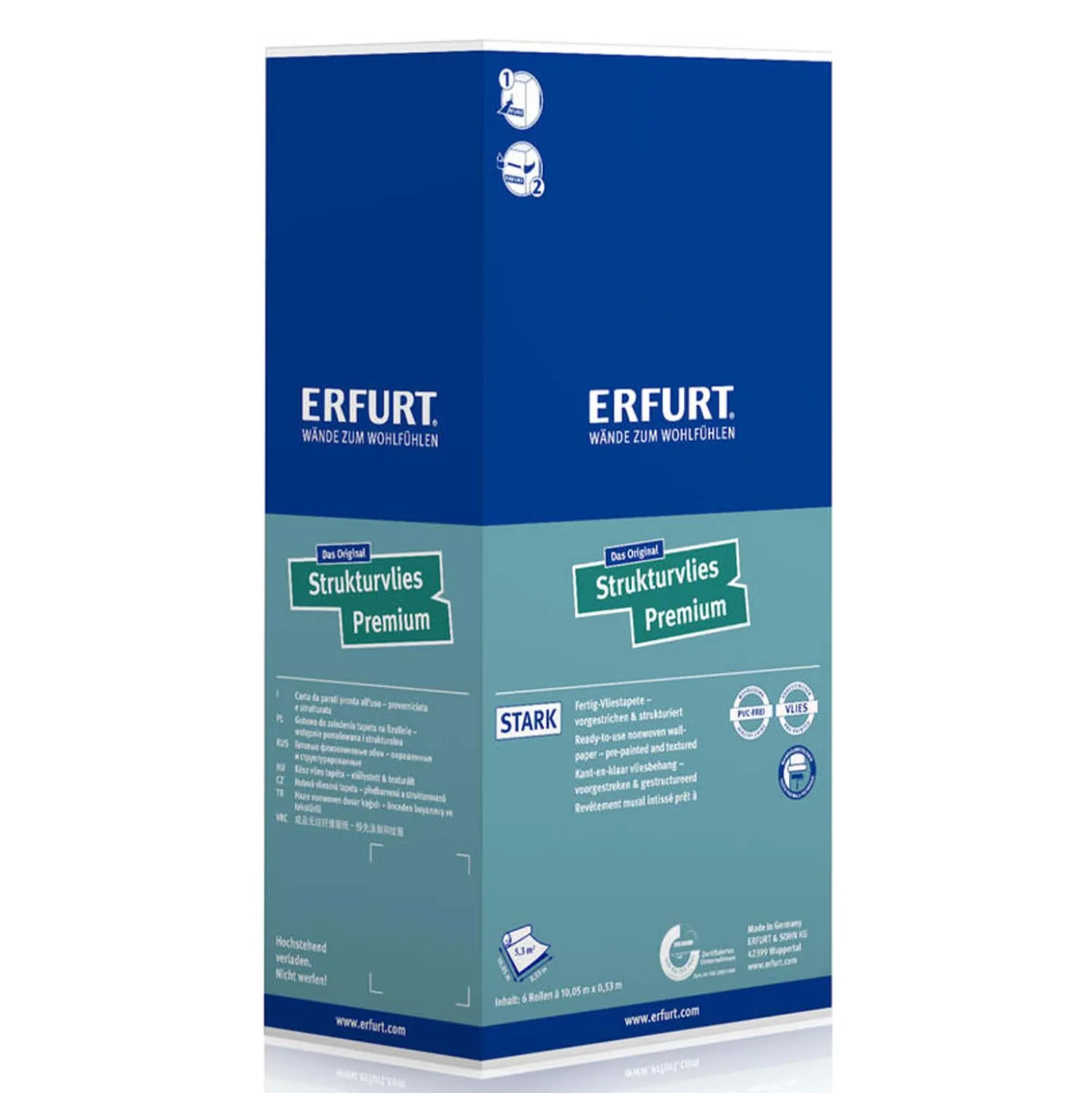 Erfurt Strukturvlies Premium 503 Holzoptik Vliestapete