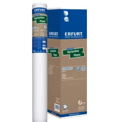 Erfurt Variovlies Glattvlies Tapete Plano Superweiß 15 m²