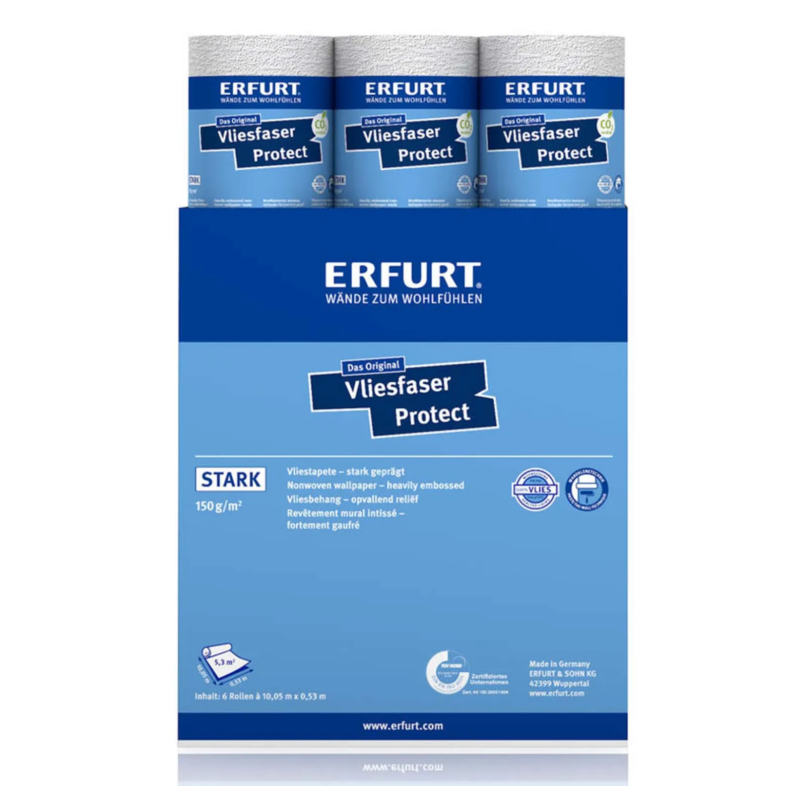 Erfurt Vliesfaser Protect 202 Vliestapete atmungsaktiv