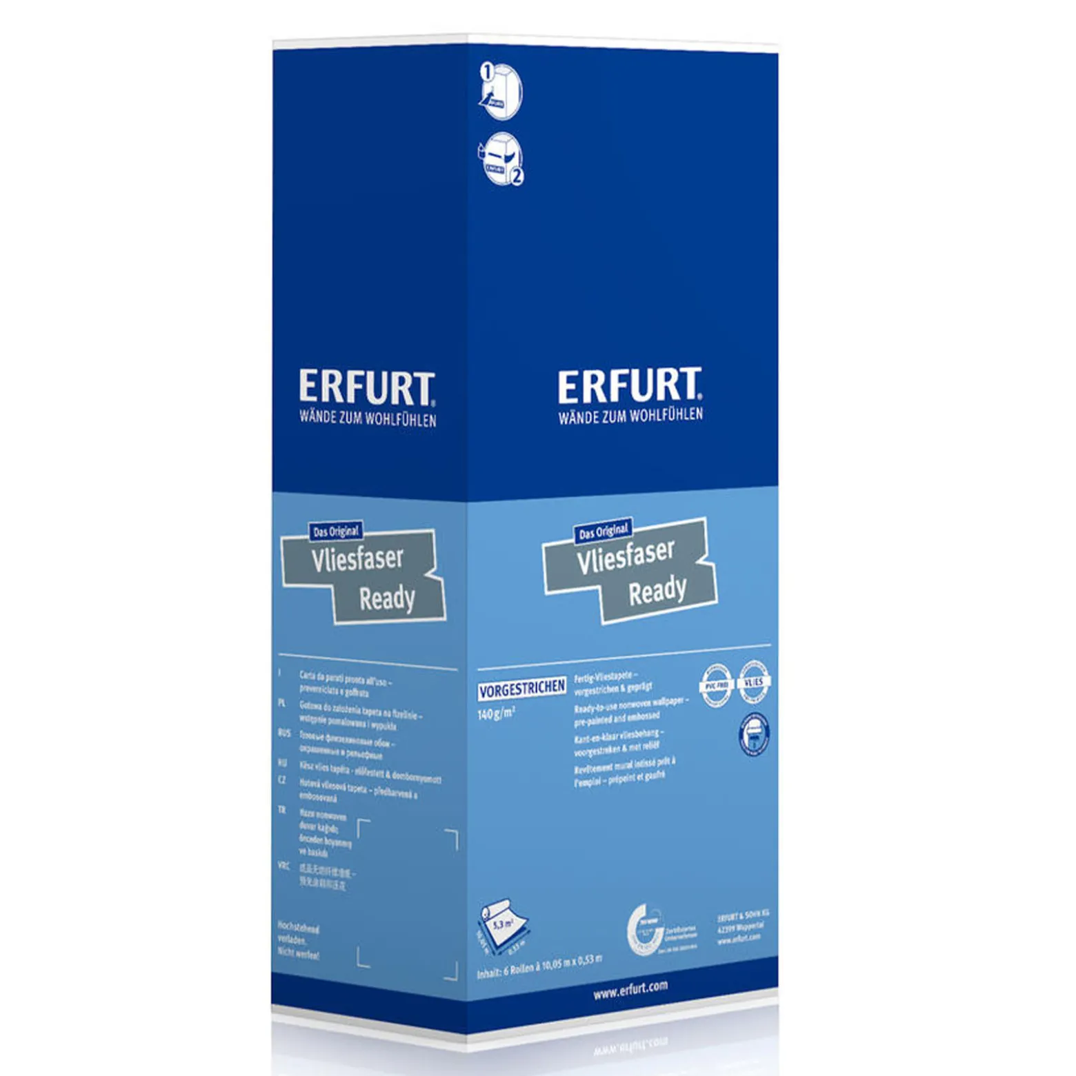 Erfurt Vliesfaser Ready 303 Vliestapete bedruckt