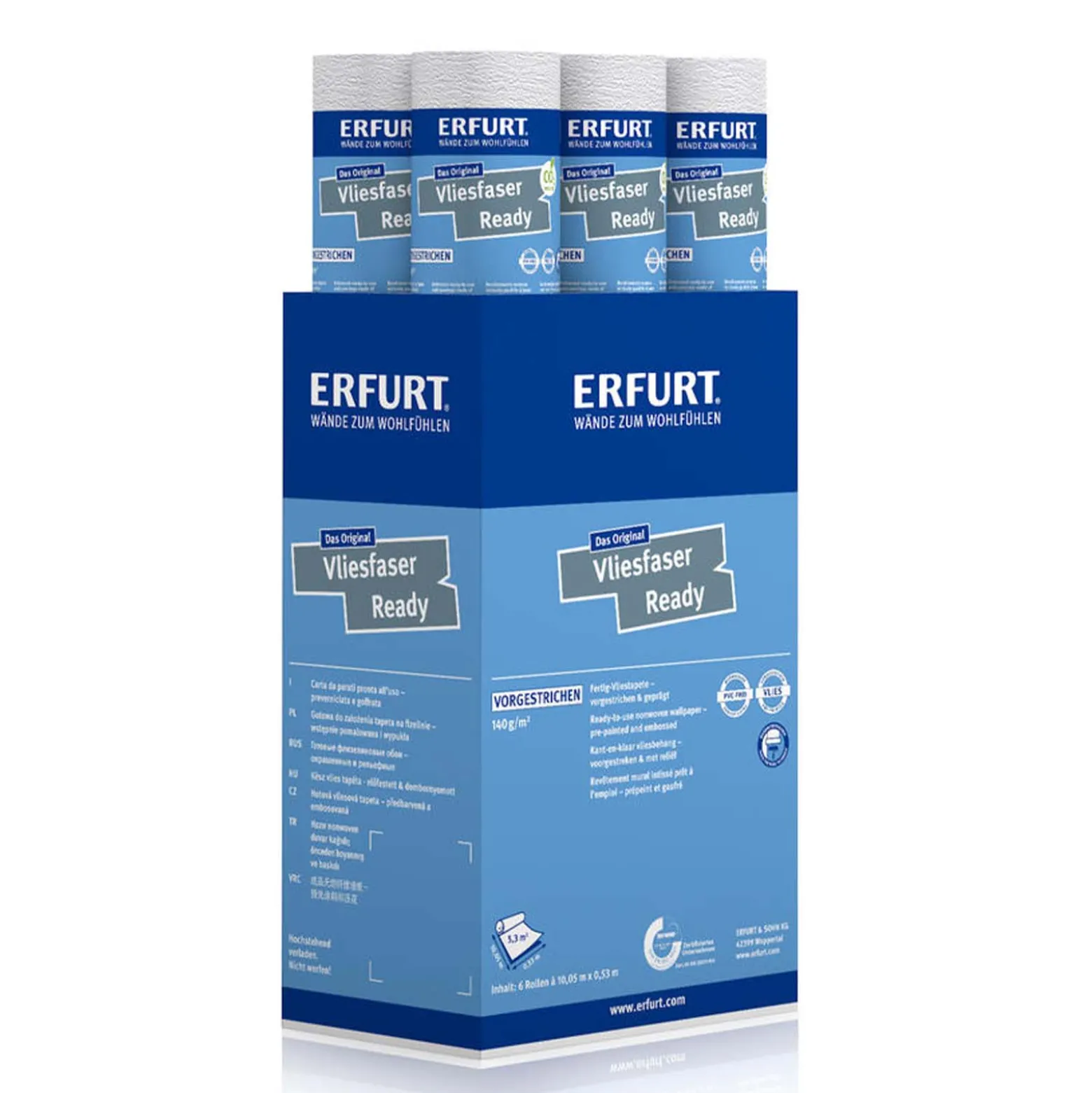 Erfurt Vliesfaser Ready 304 Vliestapete bedruckt