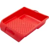 3er Set Farbwanne rot 20x22 cm für Lackierarbeiten