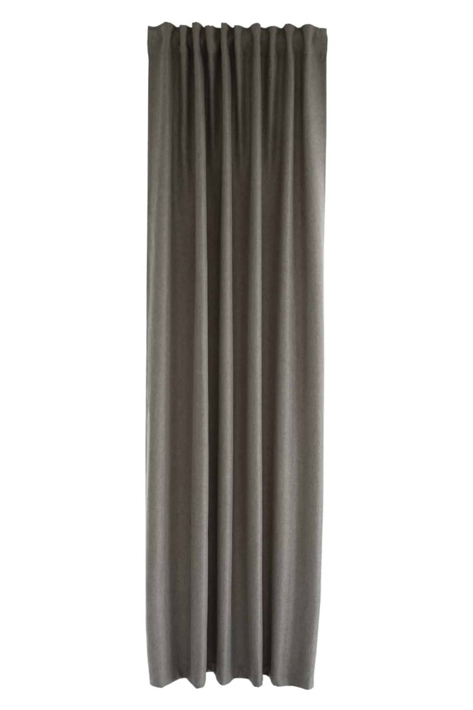 Fertigschal Uni taupe blickdicht Allen 245x140
