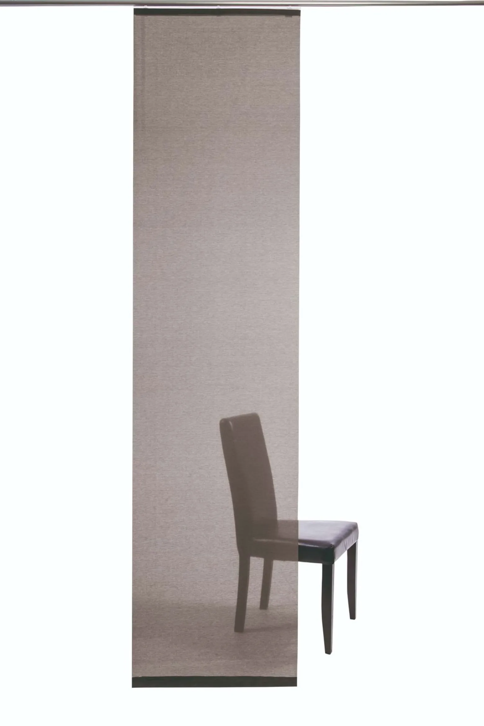 Flächenvorhang braun halbtransparent 60x245 5802-62