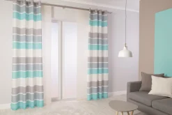 Flächenvorhang creme halbtransparent 60x245 5802-17