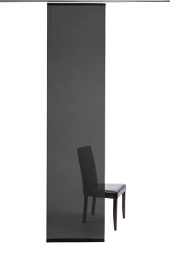 Flächenvorhang schwarz halbtransparent 60x245 5840-31