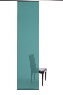 Flächenvorhang türkis halbtransparent 60x245 5840-24