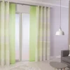 Flächenvorhang Uni grün halbtransparent 60x245 5802-24