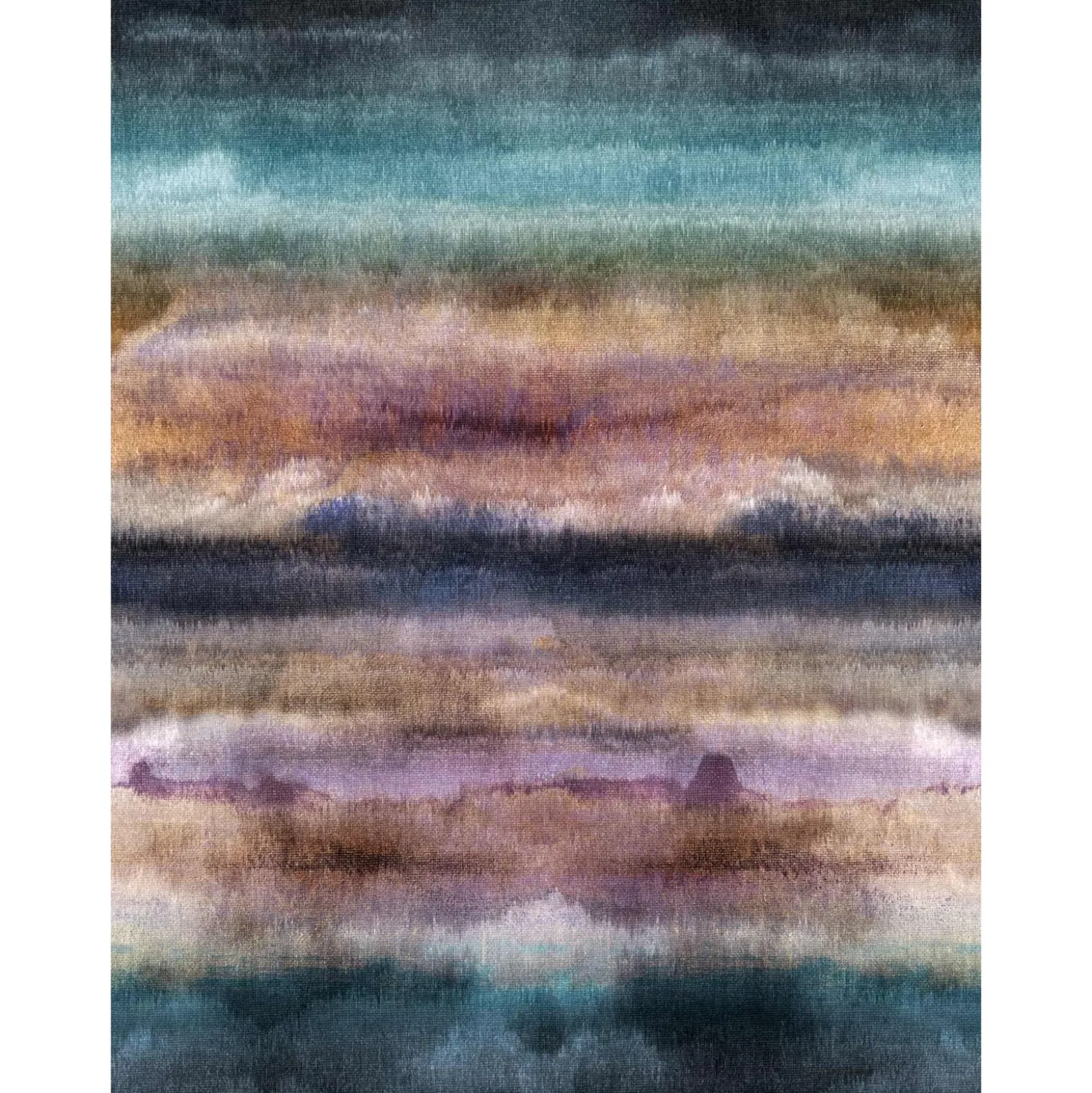 Fototapete Aquarell Farbverlauf Blau Braun 39891-1