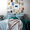 Fototapete Bilder Poster Wand Weiß Bunt 39820-1