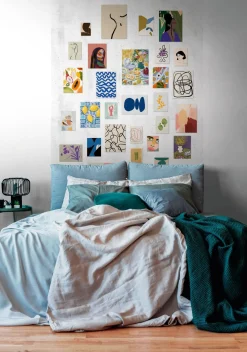 Fototapete Bilder Poster Wand Weiß Bunt 39820-1
