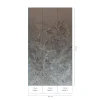 Fototapete Blattmuster Floral Braun Grau 22101-07-01