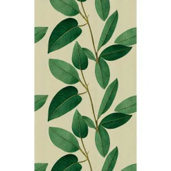 Fototapete Blattmuster Floral Grün Beige 39866-1