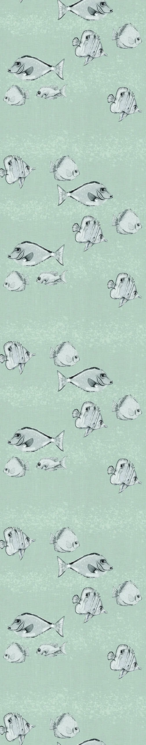 Fototapete Fische Unterwasser Meer grau-grün Marburg