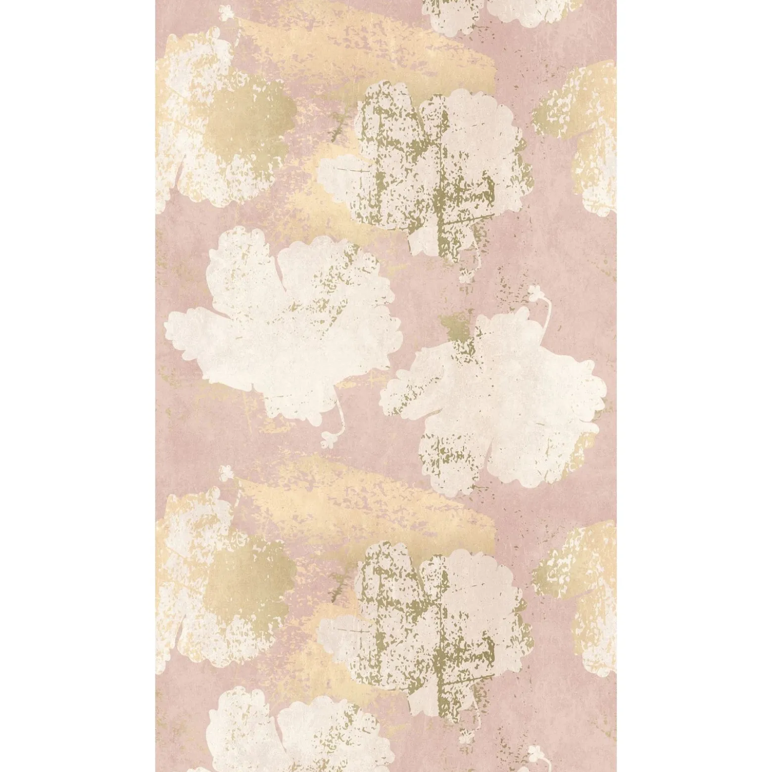 Fototapete Floral Abstrakt Rosa Creme 39838-1