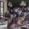 Fototapete Guido Maria Kretschmer Floral schwarz lila