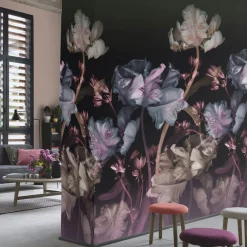 Fototapete Guido Maria Kretschmer Floral schwarz lila