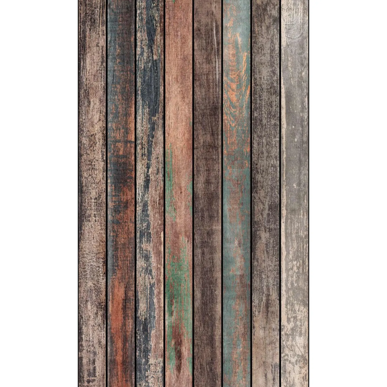 Fototapete Holz Optik Bretter Braun Blau 39832-1